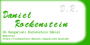 daniel rockenstein business card