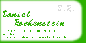 daniel rockenstein business card